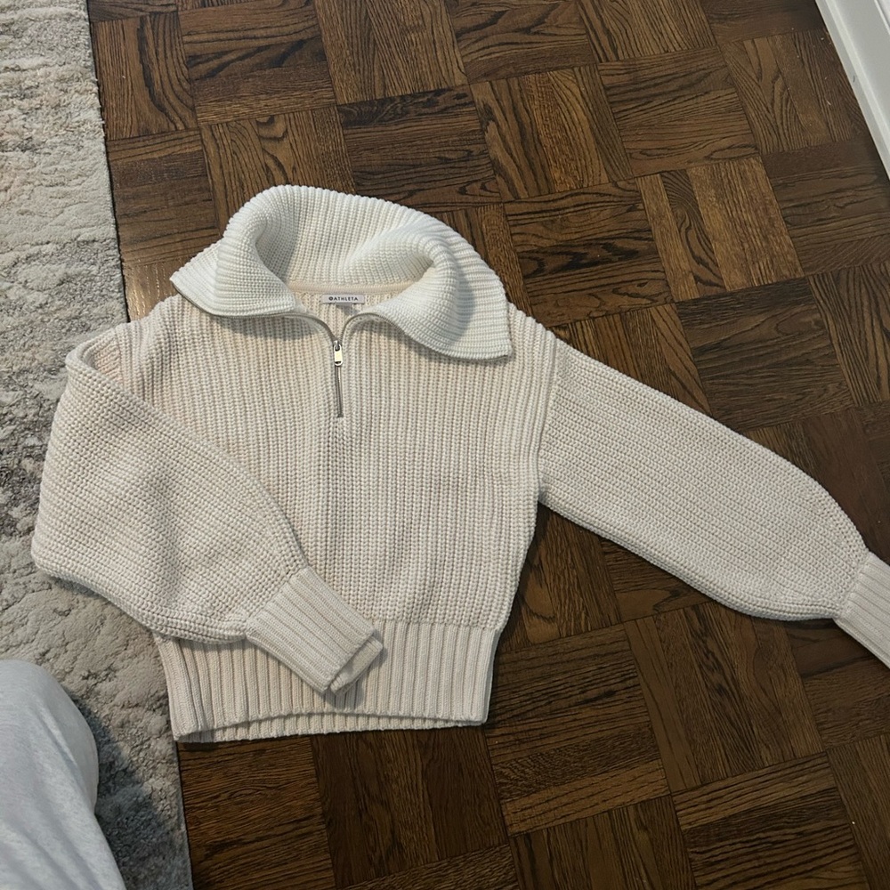 quarter zip knit